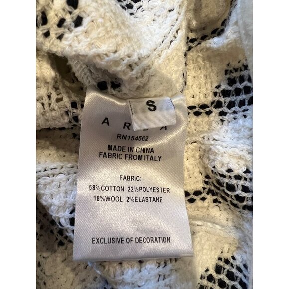 AREA Eye Lace Tank Minidress SIZE S - Picture 7 of 9